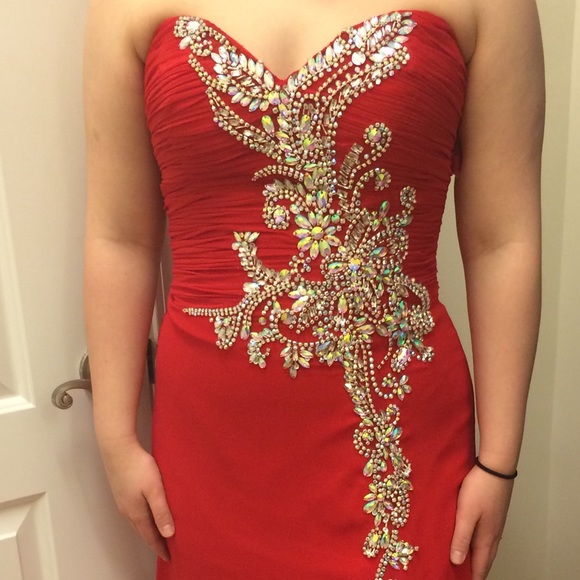 Splash prom gown - Picture 2 of 2